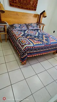 Cama o camas de una habitación en Mar y Sol vista espectacular