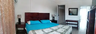 Cama o camas de una habitación en Mar y Luna vista espectacular