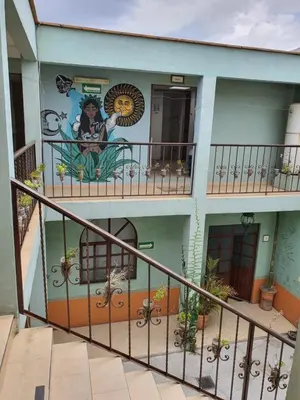 Un balcón o terraza de Hierba De Conejo Hostel