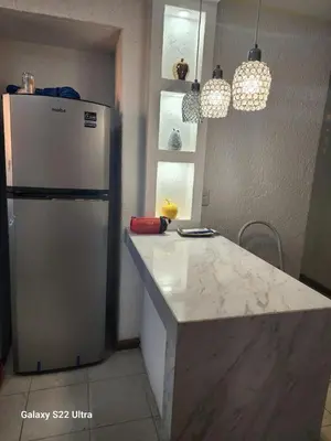 Una cocina o zona de cocina en Villas la palma
