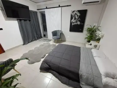 Cama o camas de una habitación en suites vergel planta alta