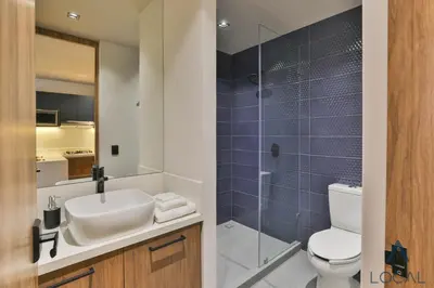 Un baño de Luxury Apartment in Narvarte 104