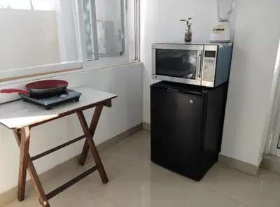 Una cocina o zona de cocina en The most exclusive and safest area of the city