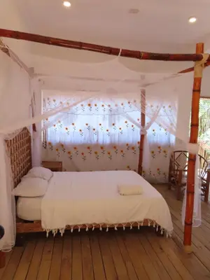 Cama o camas de una habitación en Hostal Axlan