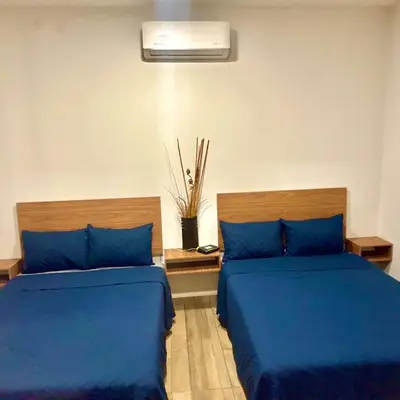 Zona de estar de Casa Huamuche, warm and full of charm