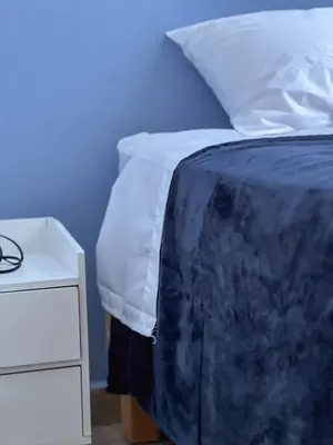Cama o camas de una habitación en Depa centrico a 4 min de Santo Domingo caminando