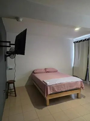Cama o camas de una habitación en Habitación estándar tancitaro