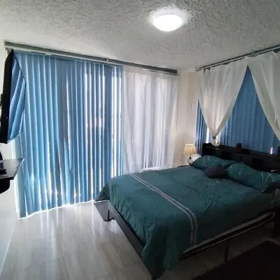 Cama o camas de una habitación en Opportunity, very economical family apartment