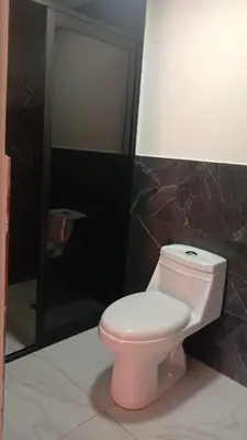Un baño de Hotel D'bamboo