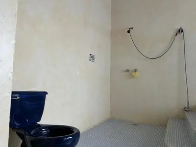Un baño de Habitación para tres a 25 minutos del centro de Oaxaca