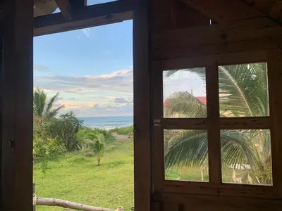 Plano de Cabaña en la playa