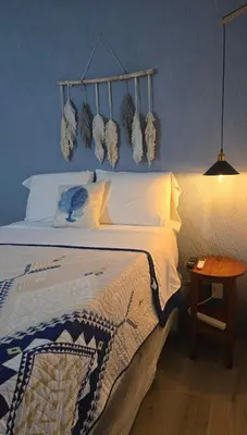Cama o camas de una habitación en Casa 2 Rec 8mn del mar