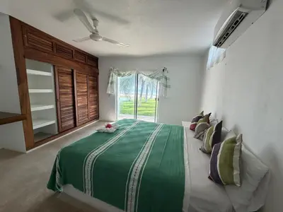 Cama o camas de una habitación en Casa del Carmen