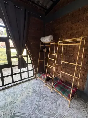 Litera o literas de una habitación en Country House Rancho Lupita