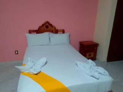 Cama o camas de una habitación en Ch Aeropuerto Cuernavaca