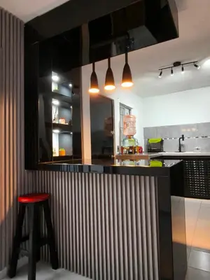 Una cocina o zona de cocina en Casa en Residencial 2 ríos 4 camas 3 habitaciones