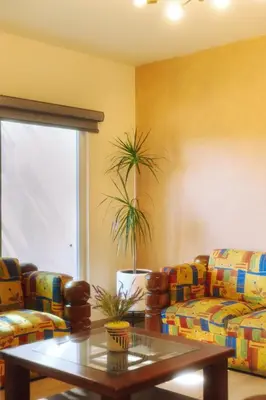 Zona de estar de Casa Volcan