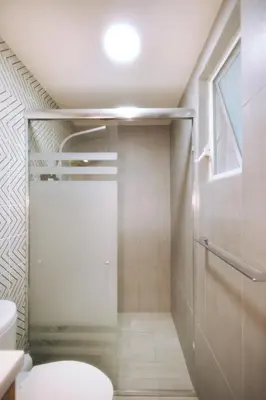 Un baño de Casa Volcan