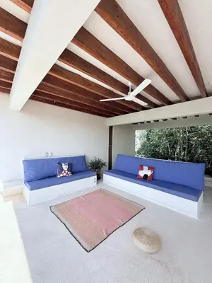 Zona de estar de Villa Cuachalalate - Puerto Escondido