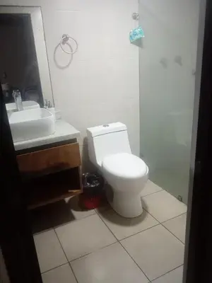Un baño de casa ex hacienda casasano