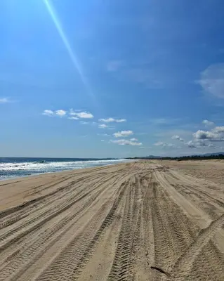 Paisaje cerca de este camping