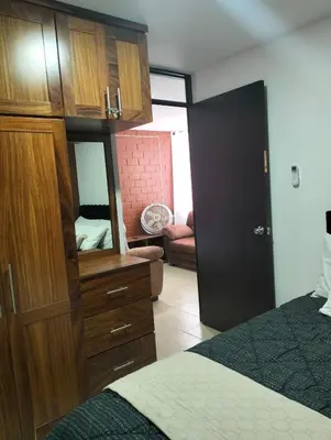 Cama o camas de una habitación en Departamento Villas Doradas