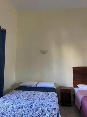 Cama o camas de una habitación en Casa ola Rinconada Piscina Starlink 5 min caminando a bahía Carrizalillo