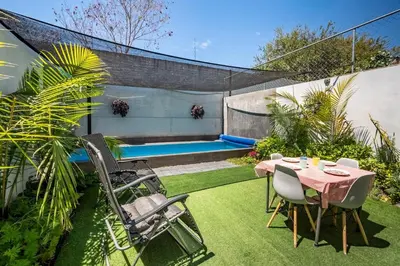 Piscina en o cerca de Private Pool & Jacuzzi Family House, Teques