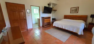 Cama o camas de una habitación en Posada Sarita