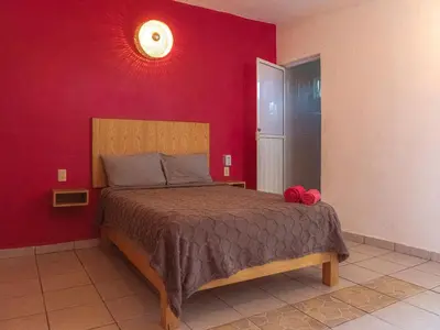 Cama o camas de una habitación en Casa Porta Rosa