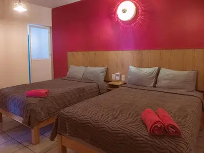Cama o camas de una habitación en Casa Porta Rosa