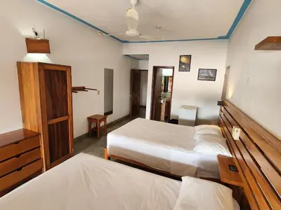 Cama o camas de una habitación en Hotel Buena Vista
