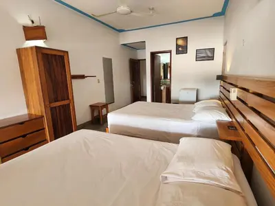 Cama o camas de una habitación en Hotel Buena Vista