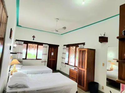 Cama o camas de una habitación en Hotel Buena Vista