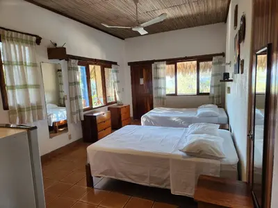 Cama o camas de una habitación en Hotel Buena Vista