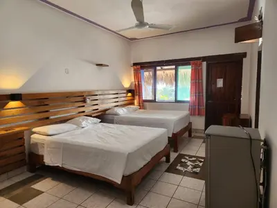 Cama o camas de una habitación en Hotel Buena Vista