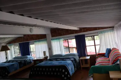 Cama o camas de una habitación en Casa Xitle