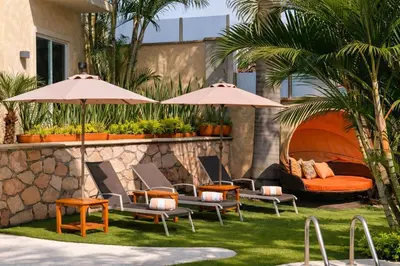 Jardín al aire libre en Nequi Hotel Boutique