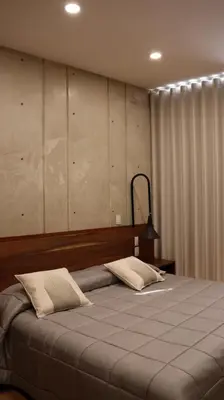 Cama o camas de una habitación en CasaBlanca - Alberca, terraza y vistas