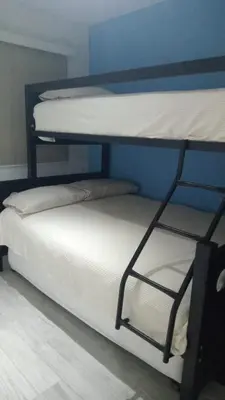 Cama o camas de una habitación en Depto LUX-A&A con terraza privada