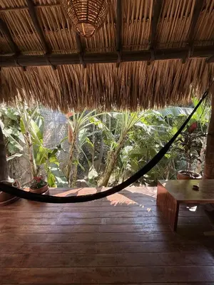 Jardín al aire libre en Loft Superior con Balcón en Mazunte