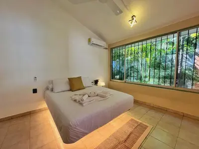 Cama o camas de una habitación en Casa Amanecer