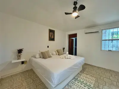 Cama o camas de una habitación en Casa Amanecer