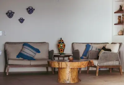 Zona de estar de Casa Nu'u Beach Front