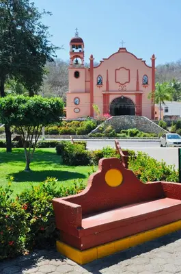 Jardín al aire libre en Huatulco Sun Stay