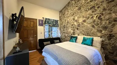 Cama o camas de una habitación en Casa La Patrona