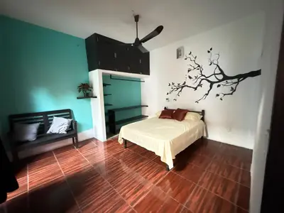 Cama o camas de una habitación en Casa LA ROCA