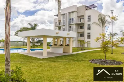 Piscina en o cerca de Hermoso departamento nuevo en Cascadas Cocoyoc