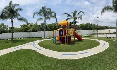 Zona de juegos infantil en Hermoso departamento nuevo en Cascadas Cocoyoc
