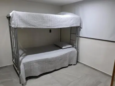 Cama o camas de una habitación en Departamento frente a bahía con hermosa vista